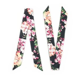 2 Twilly Scarves - Handbag Purse Twilly Scarf Pair